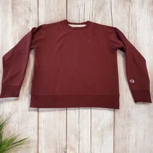 Vintage 90s Champion Authentic Athleticwear Maroon Embroidered Logo Size Medium